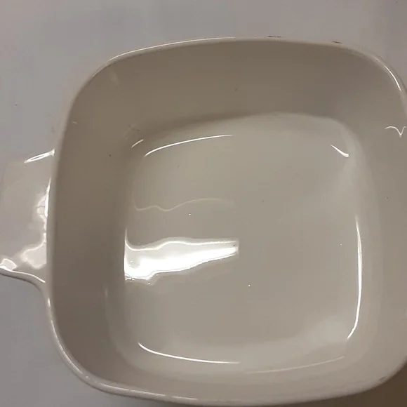 Vintage 80s90s Corningware Iris flower two casserole dishes 1 lid Fantas… - Picture 3 of 10